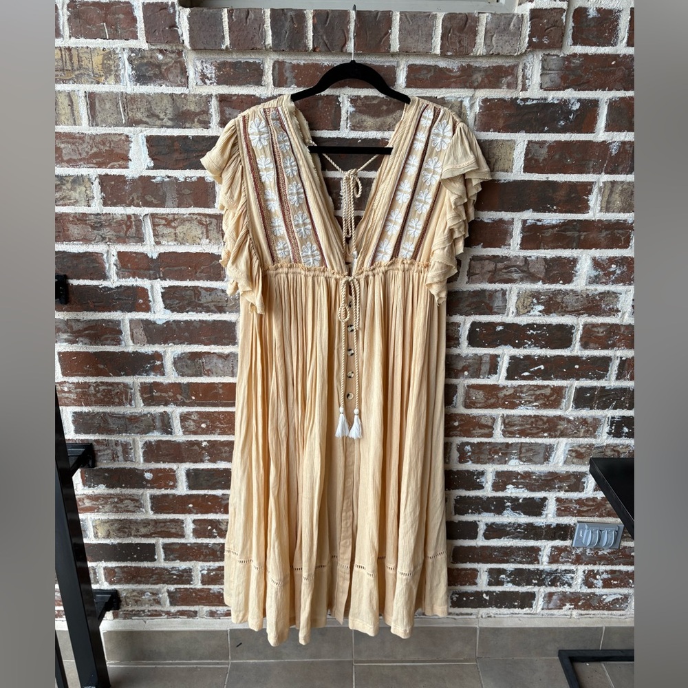 Free People Will Wait For You Midi Dress Size Small NWT - Picture 2 of 15